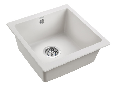 Кухонная мойка Paulmark GERA 50 PM104546-WH 45х46 цвет белый